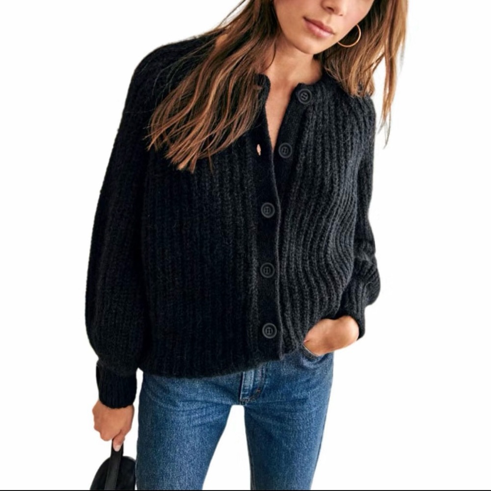 Black chunky cardigan